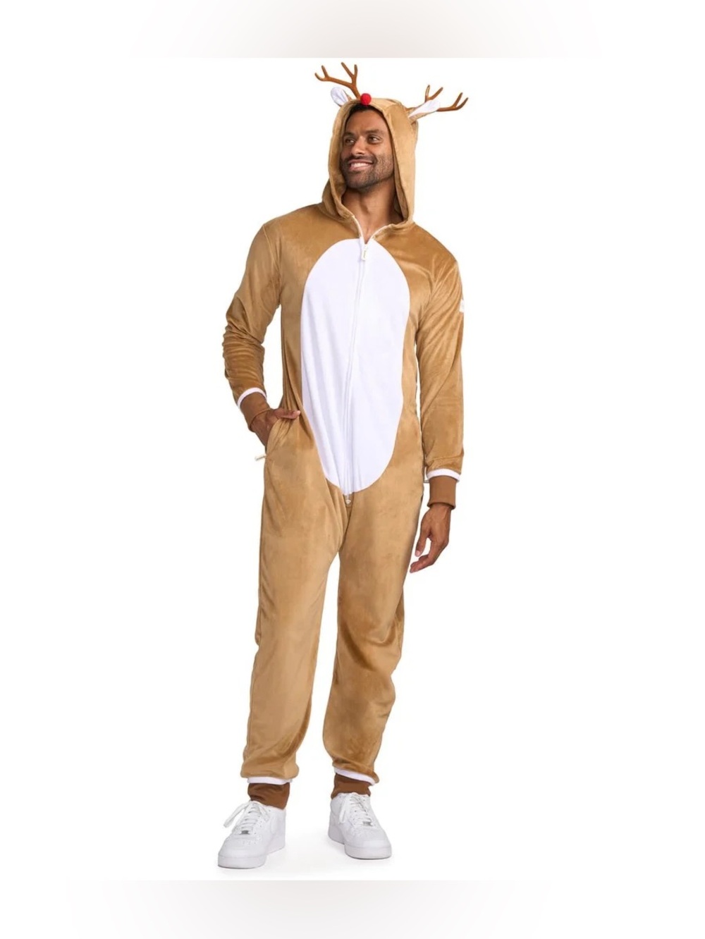 Tipsy Elves Rudolph One Piece Jumpsuit Unisex Size Large